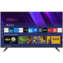 Trevi LTV 5502 SMART Smart TV 55" UHD con Sistema Operativo VIDAA U8.0, Connettività Audio Wireless, Ingressi USB, HDMI e Audio/Video, Funzione Sleep, Mobile Sottile Frameless