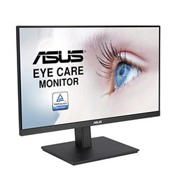 Asus VA24EQSB - Monitor Eye Care (23,8 Pulgadas, Full HD, IPS, Sin Marco, 75 Hz, Adaptive-Sync, Filtro de luz Azul, Antiparpadeo, Diseño ergonómico, Puede montarse en la Pared)