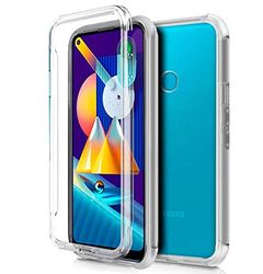 Tumundosmartphone Custodia Completa Trasparente Pc + TPU Full Body 360 per Samsung Galaxy A11 / M11