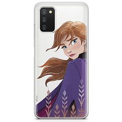 ERT GROUP mobiltelefonfodral för Samsung A03S originalt och officiellt licensierat Disney mönster Anna 002 optimalt anpassad till formen på mobiltelefonen, gedeeltelijk transparant