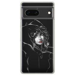 ERT GROUP mobiltelefonfodral för Google PIXEL 7 originalt och officiellt licensierat DC mönster Catwoman 002 optimalt anpassad till formen på mobiltelefonen, fodral tillverkad av TPU-plast
