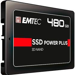 Emtec ECSSD480GX150 interne SSD-harde schijf, 2,5 inch, SATA, collectie X150 Power Plus, 3D NAND, 480 GB