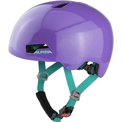 ALPINA Unisex - Barn, HACKNEY Cykelhjälm, purple gloss, 51-56 cm