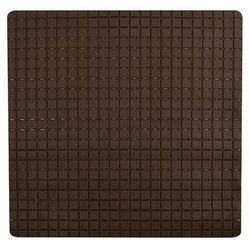MSV Tappetino Doccia Antiscivolo Quadro Gomma 54x54cm Cioccolato