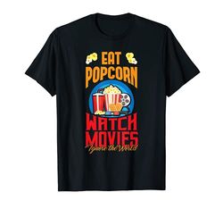 Popcorn Ver Películas Ignorar El Mundo Palomitas De Maíz Camiseta