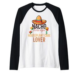 Amante medio della cura delle piante d'appartamento Nacho Maglia con Maniche Raglan