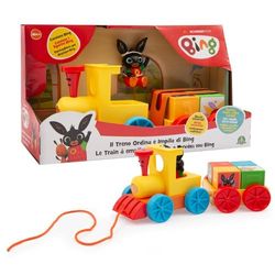 Giochi Preziosi Bing - Train Training - Jeu éducatif avec Cubes numérotés - Personnages de la série - Comprend Un Petit Bing - 18 Mois