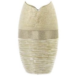 Alexandra House Living Champagnevaas, keramiek, 10 x 18 x 32 cm