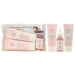 Luminous Skin Essentials Trio Kit by the Balm for Women - 3 pezzi 1oz Lightweight Daily Face Moisturizer, 1oz Gentle Face Scrub, 1oz Face Oil