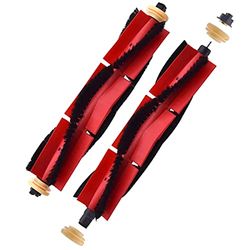 Jorllina 2 Pack Replacement Parts Main Brushes for Roborock S6 MaxV, S6, S6 Pure, E4, S4, S5, S5 Max, S5,S50, S51, E25, E35, E2, C10 Easy Clean Detachable Brush Accessories