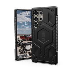 Urban Armor Gear Monarch Case Samsung Galaxy S24 Ultra Custodia [Designed for Samsung certificato, Ricarica wireless compatibile, Protezione 6 metri secondo standard militari] carbon fiber