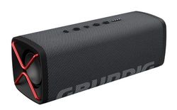 grundig GBT Club Black Altoparlante Bluetooth, con raggio di copertura di 20 m e oltre 20 ore di autonomia, Nero