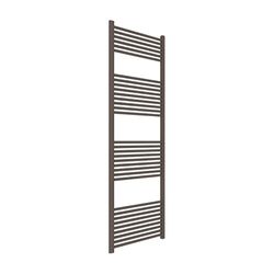 ERCOS Scaldasalviette Termoarredo Bagno Dimensioni 650x1800 MM Radiatore Bagno Marrone Bruciato Opaco, Attacchi da 1/2" Fornito Con Kit Montaggio