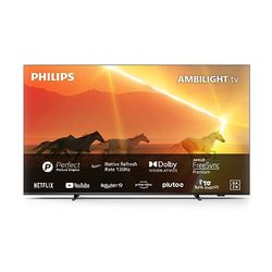 Philips Ambilight Xtra PML9008 164 cm (65 Pulgadas) Smart 4K MiniLED TV | HDR10+ | 120 Hz | Engine P5 | Dolby Visión y Atmos | Compatible con Asistente Google y Alexa | Gris