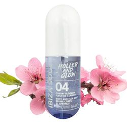 Holler And Glow Ibiza Soul Cherry Blossom Body & Hair Mist, Body Spray For Women, Hair Perfume For Women, Women & Men Fragrance, Sweet Floral Jasmine, Sandalwood, Warm & Sweet Fragrance Notes, 240 ml