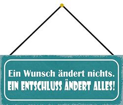 Schatzmix Tin-Plate Sign, Sheet metal, Multicoloured, 27x10 cm