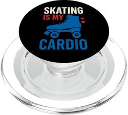 Roller Rink Crew Retro Skate Disco Vibes Pista Patinaje de vida PopSockets PopGrip para MagSafe