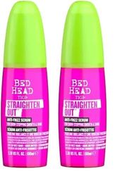 Bed Head by TIGI - Straighten Out Anti Frizz Hair Serum - For Smooth Shiny Hair - 100 ml (Pack of 2)