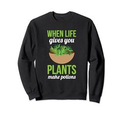 Medicina Herbolaria China Herbolario Humor Planta Naturaleza Terapia Sudadera