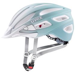 uvex true cc - lichte allround helm voor dames - individueel verstelbare pasvorm - uitbreidbaar met LED-verlichting - papyrus-peacock matt - 55-58 cm