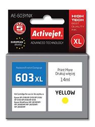 ActiveJet Cartuccia AE-603YNX (ricambio per Epson 603XL T03A44; Supreme; 14 ml; Giallo)