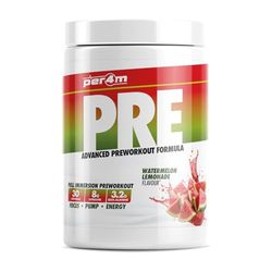 Per4m Pre Workout Stim Sandía Limonada 570g – Pre-entrenamiento stim sabor sandía limonada para energía explosiva.