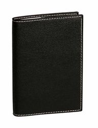 Quo Vadis - Collectie: Club TEXTHEBDO – schoolagenda – weekplanner – 16 x 24 cm zwart ebbenhout – jaar 2022-2023