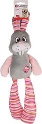 Flamingo JCHIEN PIENO Lapin en Peluche avec DE Grands Pieds Gris 50CM