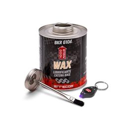 1000 Miglia BKR 6104 DRY - 900 mL Cera Catena Bici per utilizzo in Condizioni del tracciato Asciutte e Polverose, Barattolo All-In-One con Pennello per applicazione incluso - 900 ml