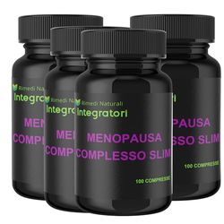 Menopausa Complesso Slim 400 Compresse - Peso Vampate Antiossidante Detox Benessere Mentale - Kudzu Trifoglio Rosso con Isoflavoni, Cimicifuga Moringa Agnocasto Dioscorea Verbena Salvia