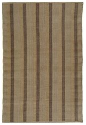 SAFAVIEH Tapis géométrique pour Salon, Salle à manger, Chambre à coucher - Recycled Plastic Collection, Tapis à poil court, Orge, 183 X 274 cm