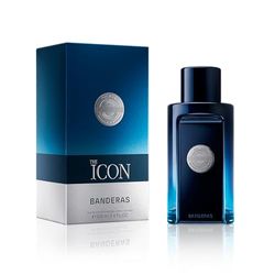 Banderas The Icon, Eau de Toilette Spray per Uomo, Fragranza Ambra Legnosa, 100 ml