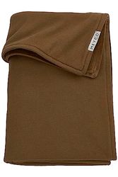Meyco Baby Knit Basic Couverture pour bébé en Velours tricotée (80% Coton et 20% Polyester, Polyvalente, Facile d'entretien, Respirante, 100 x 150 cm) Chocolat