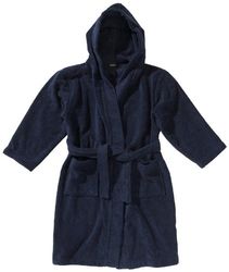 Schiesser jongens badjas, blauw (donkerblauw 803), 128