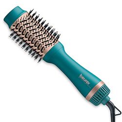 Beurer HC45 Ocean 2-in-1 Volumising Hair Dryer Brush, Drying Brush for Easy Styling and Added Volume, Ceramic Keratin Coating, 2 Heat & Speed Settings, Perfect Styling Brush with Ion Function