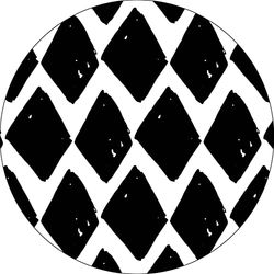 Bonateks, Round Digital Printed Mouse Pad, Non-Slip Base, for Office and Home, Diameter:22cm