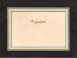 Natalini Marquesi fotoram tillverkad i Italien, tulpanträ, grå, 4 x 15 cm