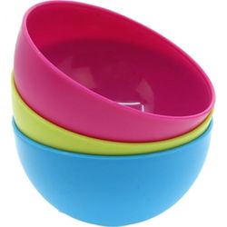 OSMA Bowl Round 0,6 l Colore Ass. Plastic, Volwassenen, Uniseks, Veelkleurig (Meerkleurig), One Size