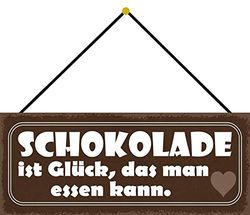 Schatzmix Tin-Plate Sign, Sheet metal, Multicoloured, 27x10 cm