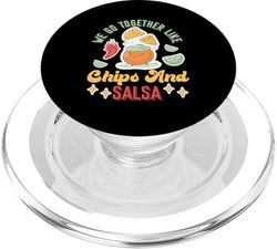 Vamos juntos como papas fritas y salsa PopSockets PopGrip para MagSafe