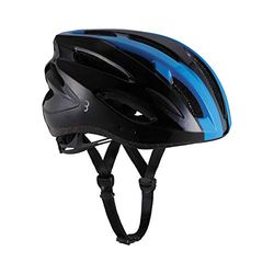 BBB Cycling Fietshelm Condor | Heren en Dames | Verwijderbaar vizier en insectnet | MTB en racefiets | BHE-35 Zwart/Blauw M (54-58 cm)