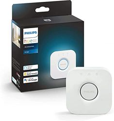 Philips Hue - Centro de control Sistema Hue Hue Bridge, controla hasta 50 dispositivos, control por voz con Alexa, Apple Home y Google Assistant