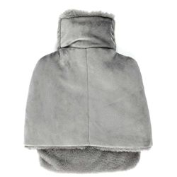 SENSLY, SB84240, 2L grijze pantoffel-warmwaterkruik, hoogwaardig textiel voor zachtheid en comfort, geen bevroren voeten meer, elegant en modern ontwerp, perfect voor coconing en ontspanning thuis