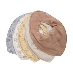 Pippi made with love unisex baby triangel haklapp (förpackning med 5), Sugrör, one size