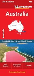 Michelin Australia Australie: Motoring and Tourist Map