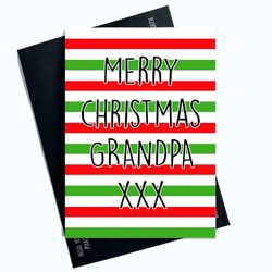Vrolijk Kerstfeest Opa Kaart Voor Hem Kerst Thema Opa Kaart Voor Kerst Blank Binnen Kerstkaart Van Kleinkinderen SP159