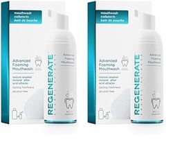 Regenerate Collutorio Mousse Avanzato Igiene Orale quotidiana, 50ml (Confezione da 2)