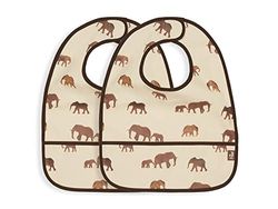 Jollein Savannah 029-864-66029 Waterproof Bibs Beige Pack of 2