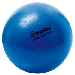 Togu Gymnastiekbal Powerball ABS met DVD (barstbestendig), blauw, 65 cm