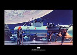 Komar väggbild Star Wars Classic RMQ Yavin Hangar | barnkammare, ungdomar, dekoration, konsttryck | utan ram | finns i tre storlekar